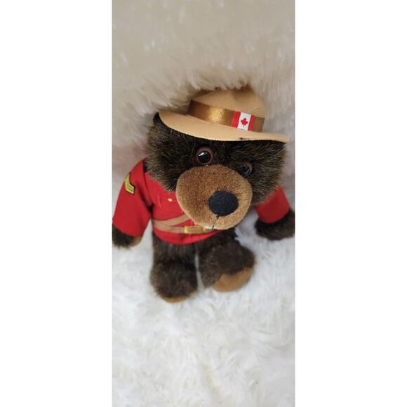 RCMP Sergeant Bucky Beaver 10" Canadian Mounted Police Stuffed Plush Animal - Picture 4 of 6